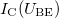 \setbox0\hbox{$I_\text{C}(U_{\text{BE}})$}% \message{//depth:\the\dp0//}% \box0%